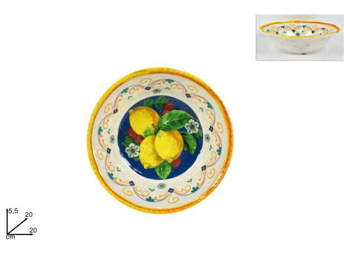 PIATTO FONDO 20CM MELAMINA