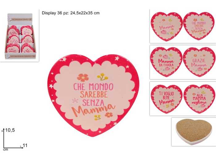 CUORE BASE SUGHERO 11CM