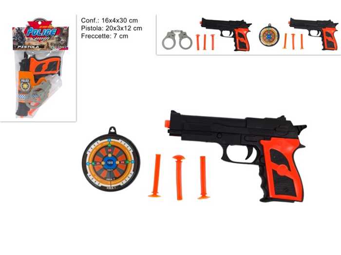 PISTOLA C/3 FRECCETTE