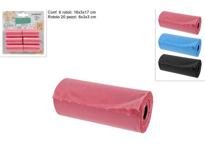 SACCHETTI IGIENICI 6 ROTOLI