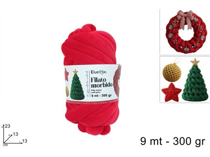 FILATO 9MT 300GR ROSSO