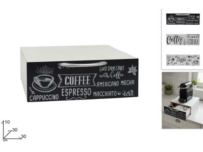 PORTACIALDE 30X30X10 DEC.COFFE