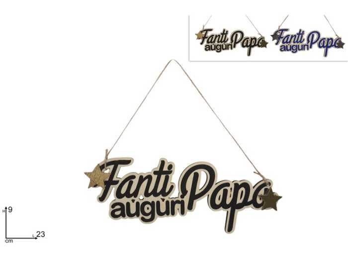 APP.SCRITTA FESTA DEL PAPA'