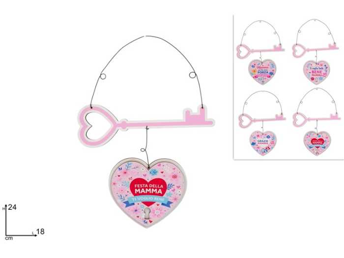 APP.CHIAVE C/CUORE MAMMA