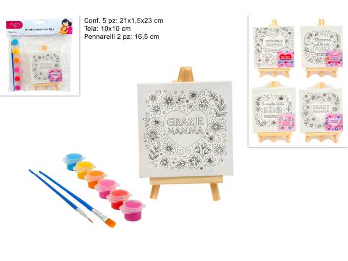 SET DECOUPAGE FESTA MAMMA
