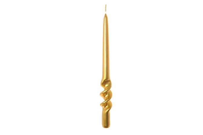 CANDELA ORO SPIRALE 29CM