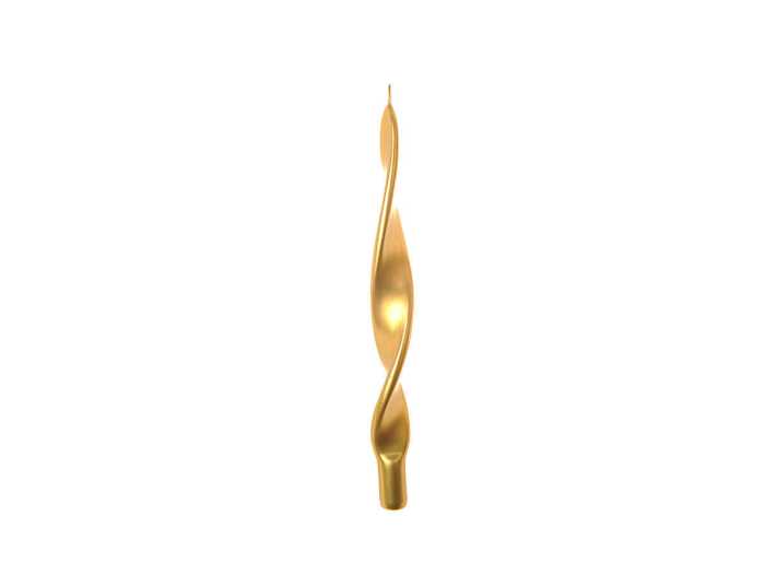 CANDELA FIAMMA 29CM ORO