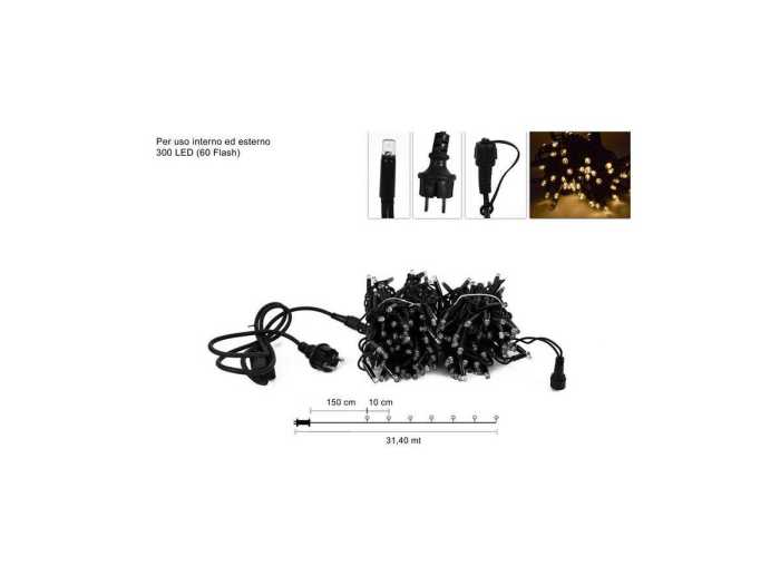 LUCI LED 300 C/60 FLASH