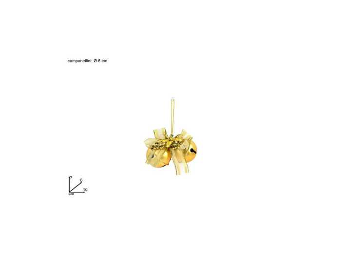 APP.2 CAMPANELLINI 6CM ORO