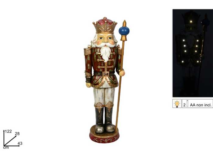 SCHIACCIANOCI C/LUCI 122CM