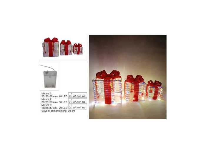 PACCHI REGALO RAINBOW 3PZ