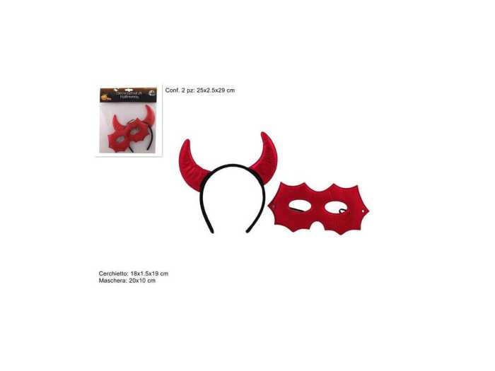 CERCHIETTO C/MASCHERA DIAVOLO