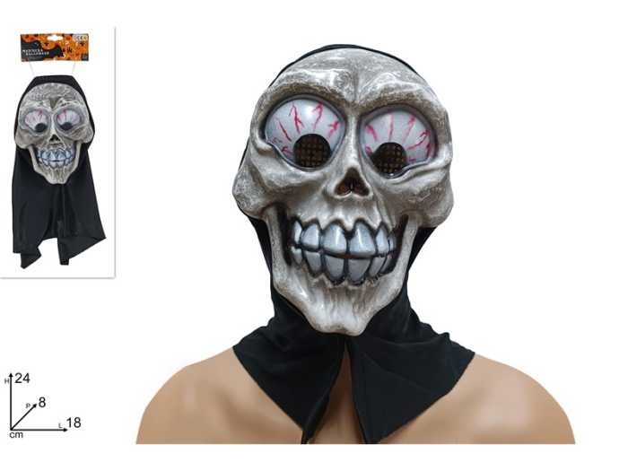MASCHERA TESCHIO C/CAPPUCCIO