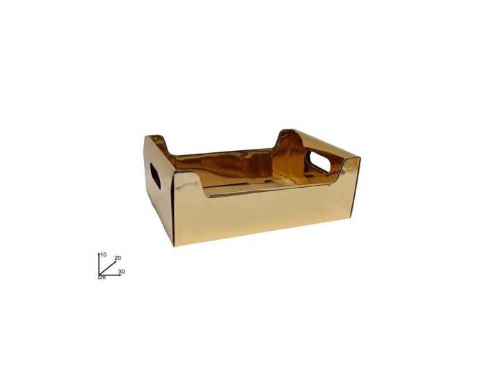 CASSETTA CARTONE ORO 30X20