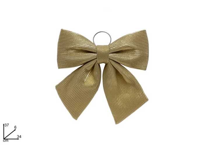 FIOCCO 34CM RIGATO ORO