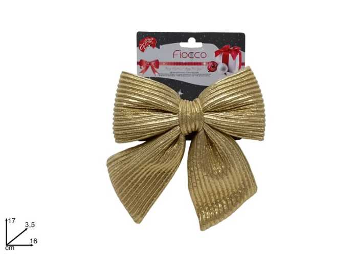 FIOCCO 16CM RIGATO ORO