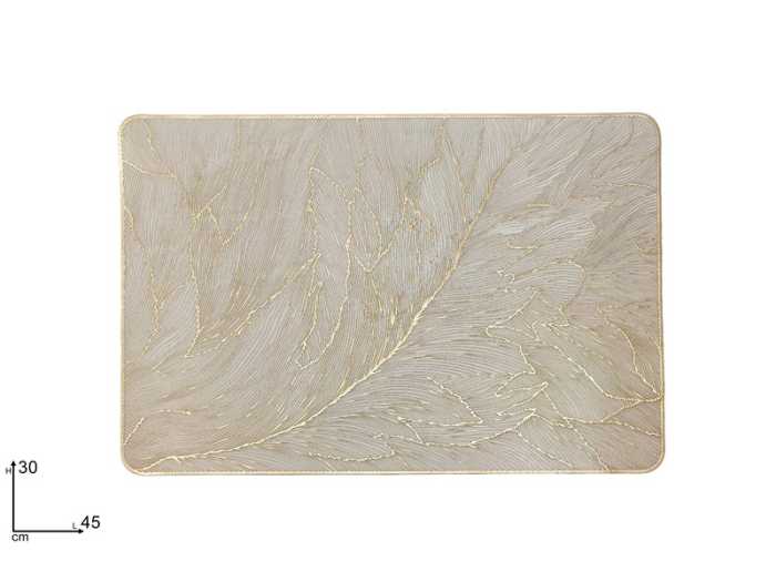 TOVAGL.45X30 FIORI ORO