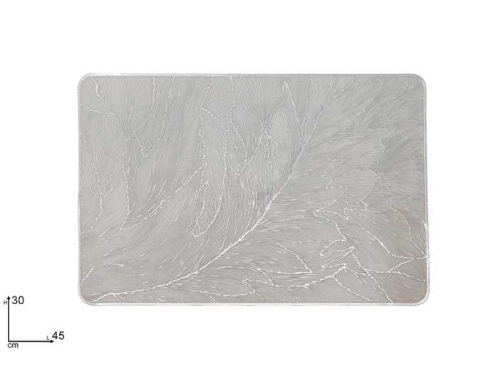 TOVAGL.45X30 FIORI SILVER