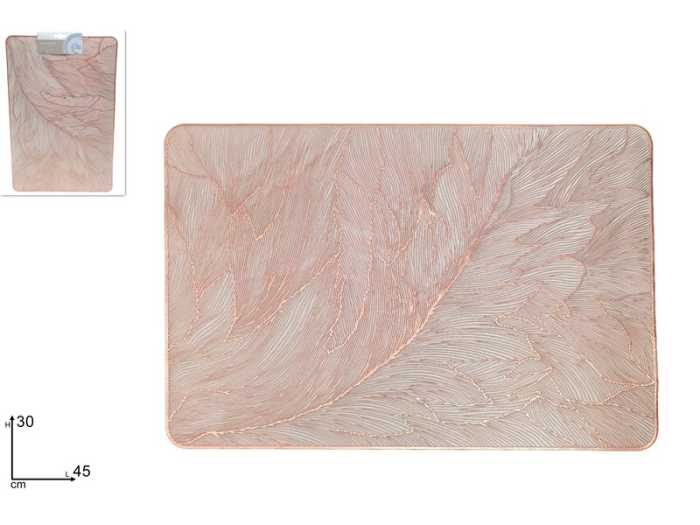 TOVAGL.45X30 FIORI ROSA ANTICO