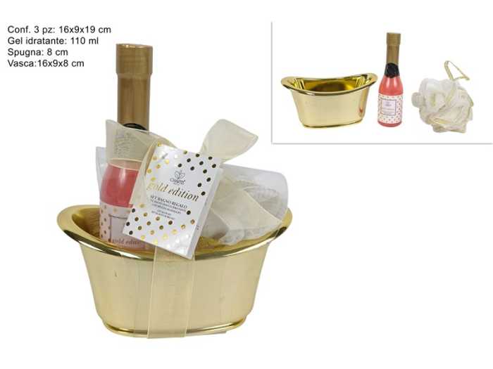 VASCA ORO C/SET 2PZ L.CORPO