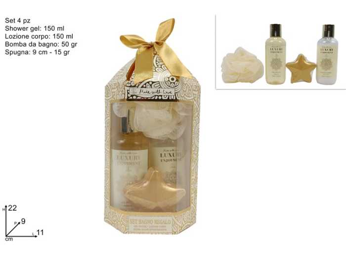 CONF.REGALO ORO 4PZ L.CORPO