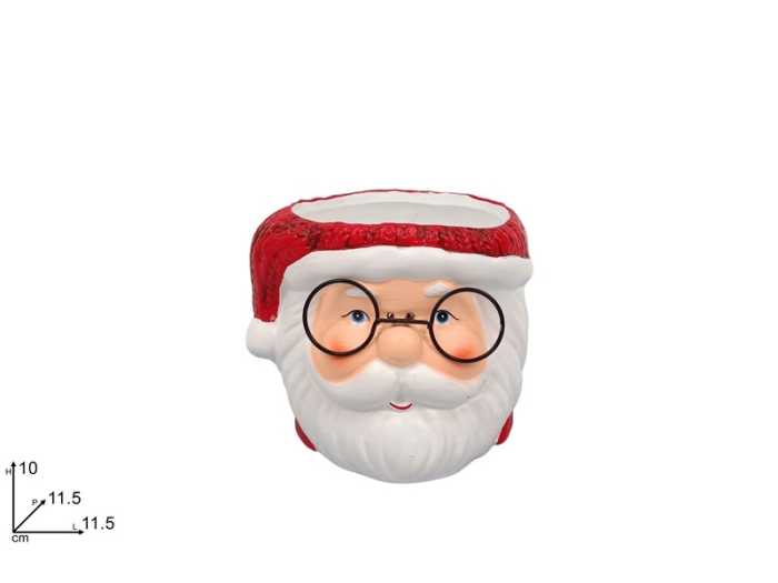 VASO D.11,5CM BABBO NATALE