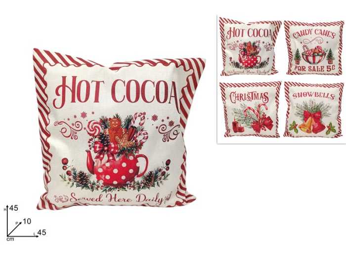 CUSCINO 45X45 SCENARIO NATALE