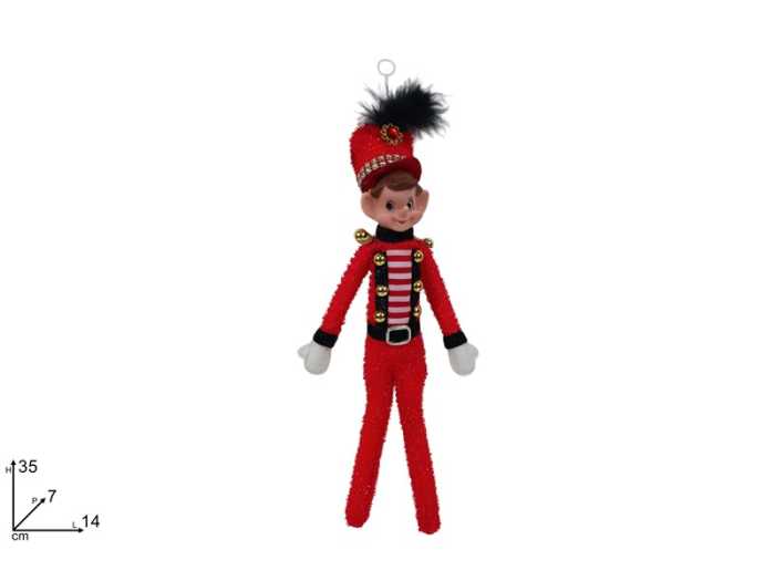 APP.ELFO CON CAPPELLO ROSSO