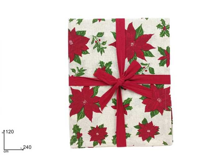 TOVAGLIA 120X240 COTONE ROSSA