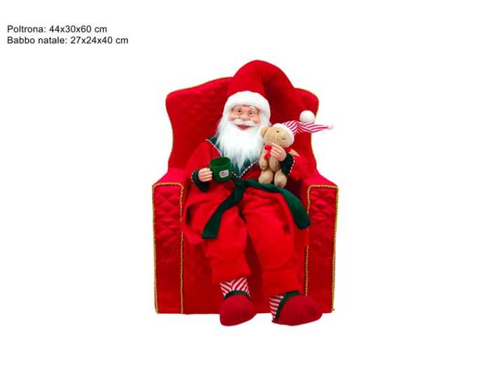 BABBO NATALE SU POLTRONA