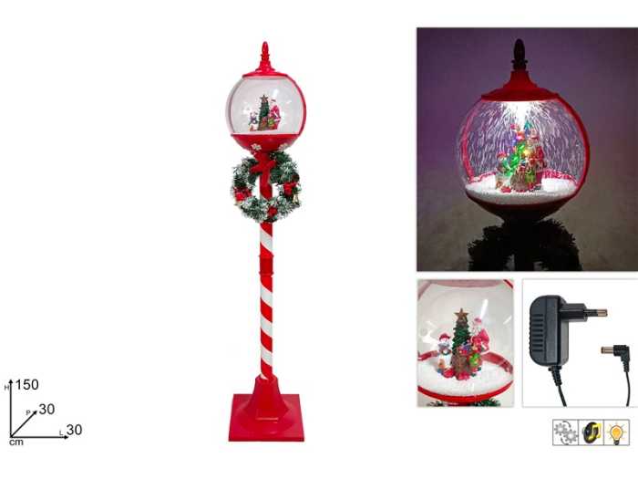 LAMPADA 150CM C/MOV/LUCE/MUSIC