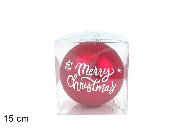 PALLA 15CM MERRY XMAS