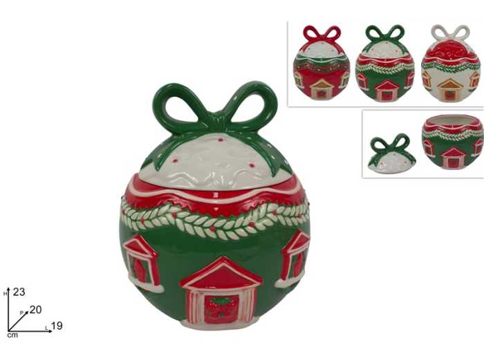 BARATTOLO PALLA CERAMICA 23CM