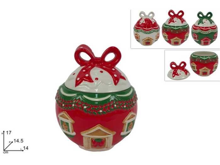BARATTOLO PALLA CERAMICA 17CM