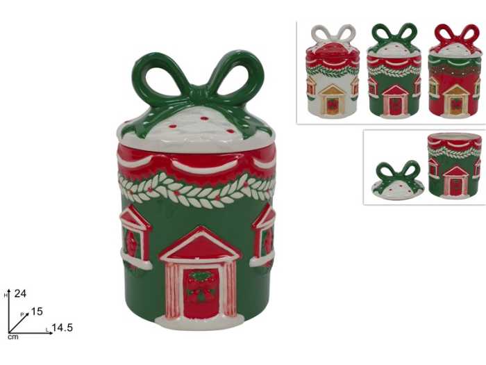BARATTOLO 24CM CERAMICA XMAS