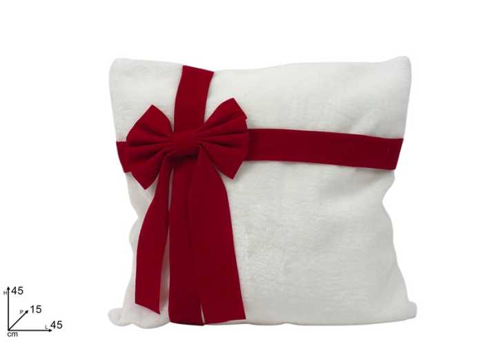 CUSCINO 45X45 PELL.C/FIOCCO
