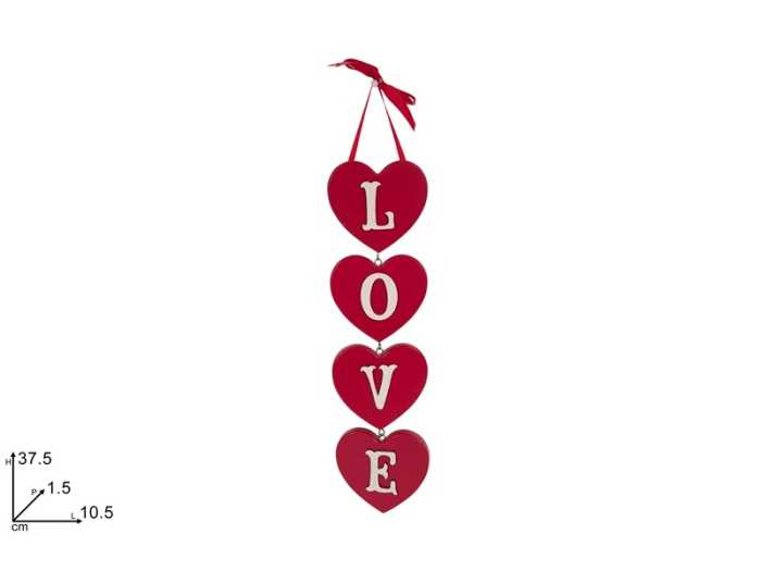 APP.CUORI LEGNO CON SCRITTA