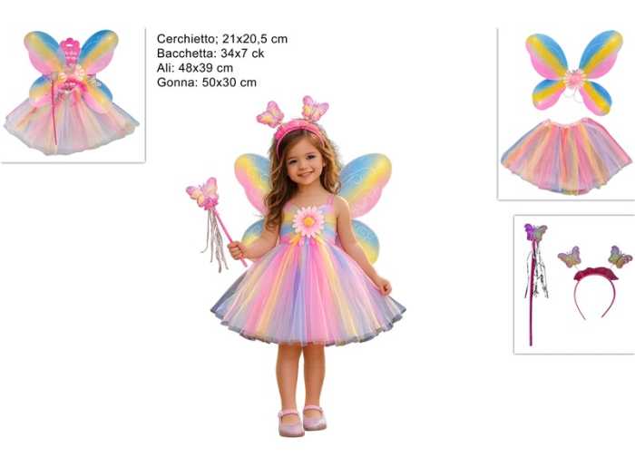 SET COSTUME FARFALLA