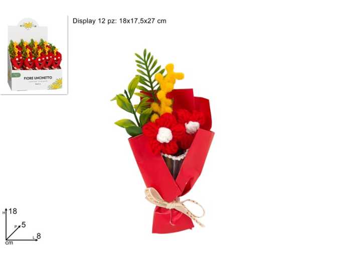 MAZZETTO FIORI UNCINETTO