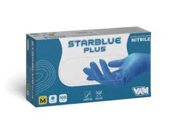 GUANTI NITRILE BLU L STARBLUE