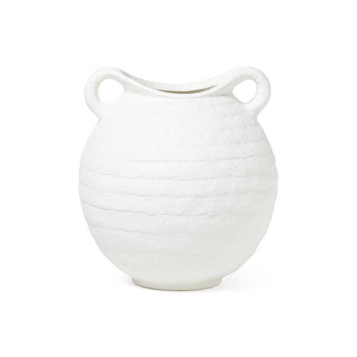 VASO BIANCO D.21XH22,5CM