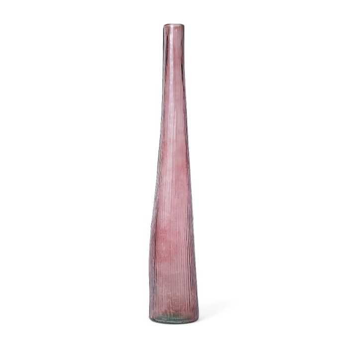 VASO MONOFIORE BORDO'D9XH55CM