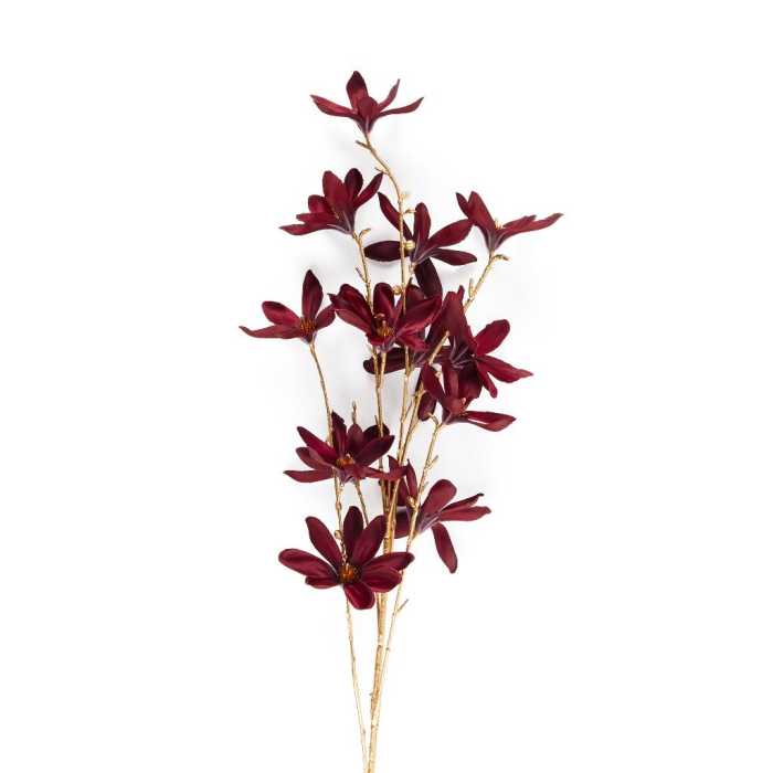 RAMO DI CAMELIE ROSSO D14XH96