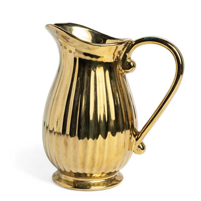 VASO BROCCA PORTAFIORI DORATO