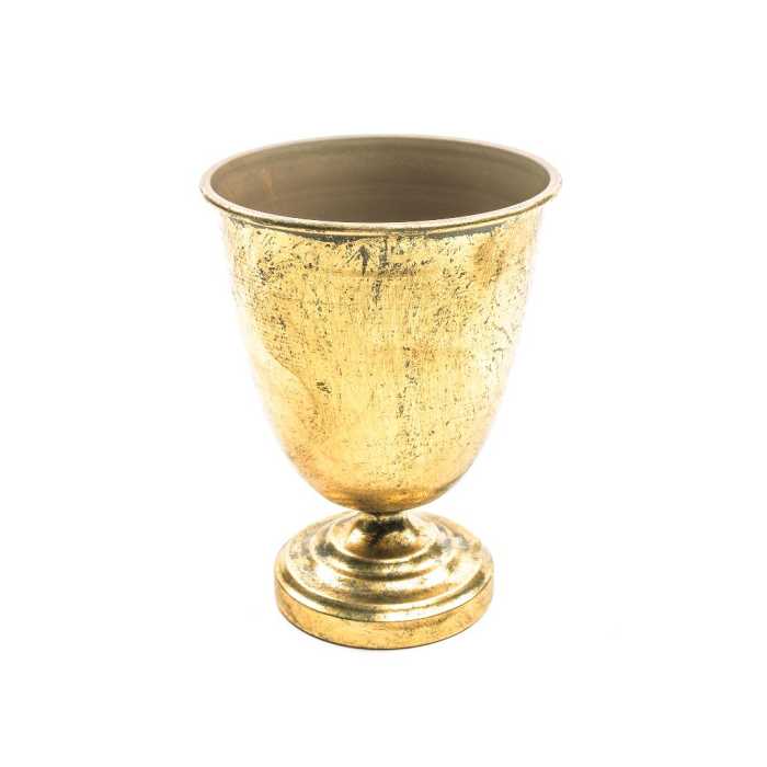 VASO ORO IN METALLO D16XH22
