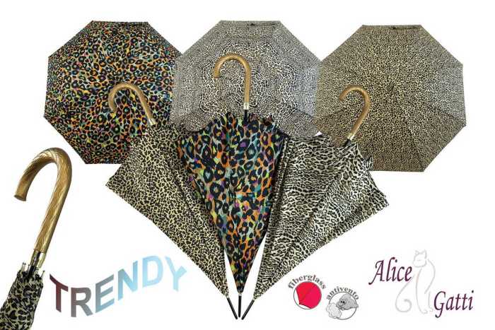 OMBR.AUT.MANICO ORO ANIMALIER