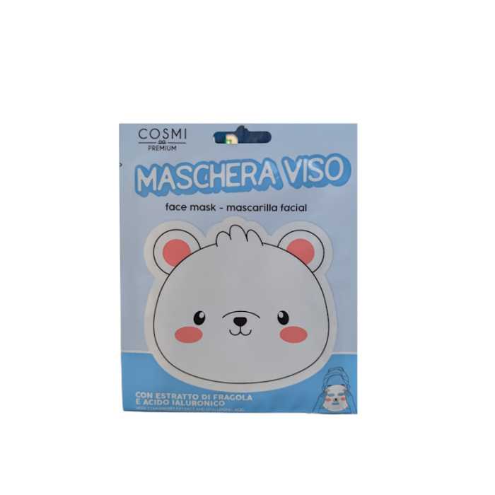 COSMI MASCHERA VISO ORSO BIANC