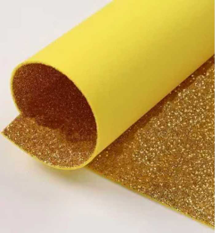 FOGLI EVA ORO CH.GLITTER 40X60