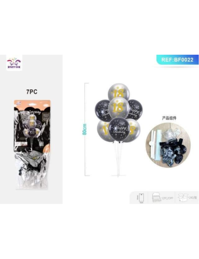 SET PALLONCINO HAPPY BIRTHDAY