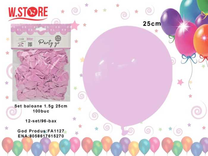 PALLONCINI ROSA 25CM 100PZ